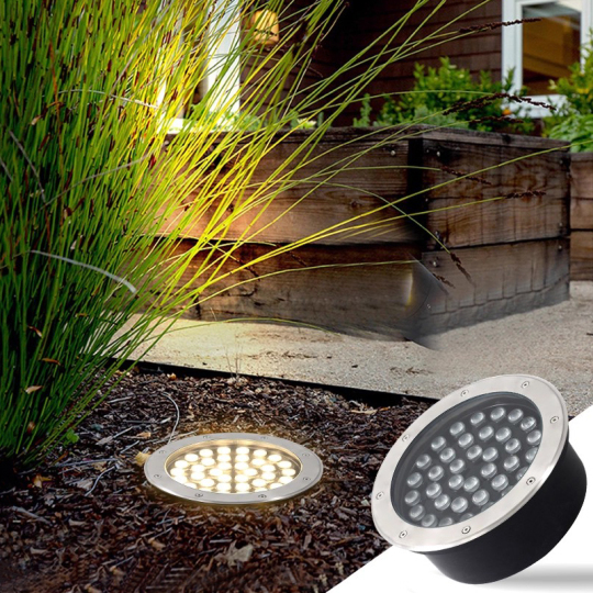 8"/10" LED Outdoor Underground Light Waterproof Garden Road Buried Lamp Fixture 110-240V Style # C040