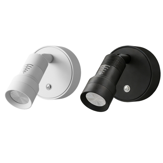 2W USB Rechargeable Magnetic LED Spotlight Zooming Reading Light Dimmable Wall lamp Style # G01140