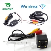 For Audi A6L A4 A3 Q7 A8L S8 S5 KUNFINE Wireless / Wire CCD Car Rear View Camera Backup Parking Reverse Camera Assist HD Wide Angle
