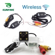 For Audi A4L A6L A3 A1 S3 Q3 Q5 KUNFINE Wireless / Wire CCD Car Rear View Camera Backup Parking Reverse Camera Assist HD Wide Angle