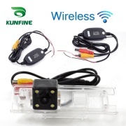 For BMW 120i KUNFINE Wireless / Wire CCD Car Rear View Camera Backup Parking Reverse Camera Assist HD Wide Angle