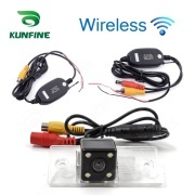 For Skoda Fabia KUNFINE Wireless / Wire CCD Car Rear View Camera Backup Parking Reverse Camera Assist HD Wide Angle