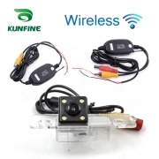 For Skoda Octavia KUNFINE Wireless / Wire CCD Car Rear View Camera Backup Parking Reverse Camera Assist HD Wide Angle