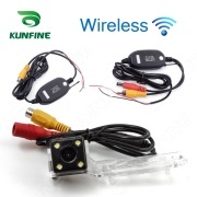 For Skoda Octavia KUNFINE Wireless / Wire CCD Car Rear View Camera Backup Parking Reverse Camera Assist HD Wide Angle