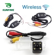 For Volkswagen Golf 6/POLO Hatchback/Magotan/Passat/CC KUNFINE Wireless / Wire CCD Car Rear View Camera Backup Parking Reverse Camera Assist HD Wide Angle