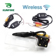For Volkswagen Passat/Touareg/Sagitar/Lavida KUNFINE Wireless / Wire CCD Car Rear View Camera Backup Parking Reverse Camera Assist HD Wide Angle