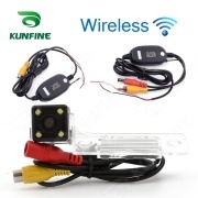 For Volkswagen Tiguan/Touareg/Santana/Passat/Polo saloon KUNFINE Wireless / Wire CCD Car Rear View Camera Backup Parking Reverse Camera Assist HD Wide Angle