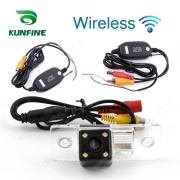 For Volkswagen Touareg/Tiguan/Santana/Passat/POLO KUNFINE Wireless / Wire CCD Car Rear View Camera Backup Parking Reverse Camera Assist HD Wide Angle