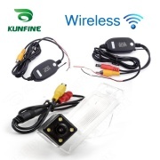 For Mitsubishi ASX 2011-2013 KUNFINE Wireless / Wire CCD Car Rear View Camera Backup Parking Reverse Camera Assist HD Wide Angle