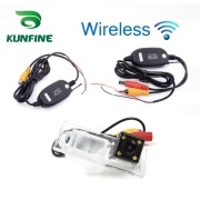 For FIAT Freemont 2012 KUNFINE Wireless / Wire CCD Car Rear View Camera Backup Parking Reverse Camera Assist HD Wide Angle
