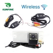 For KIA Cerato 2008-2010 KUNFINE Wireless / Wire CCD Car Rear View Camera Backup Parking Reverse Camera Assist HD Wide Angle