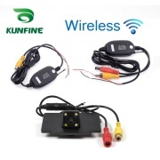 For Kia Cadenza K7 2012 KUNFINE Wireless / Wire CCD Car Rear View Camera Backup Parking Reverse Camera Assist HD Wide Angle