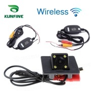 For Kia K3 S 2014 2015 KUNFINE Wireless / Wire CCD Car Rear View Camera Backup Parking Reverse Camera Assist HD Wide Angle