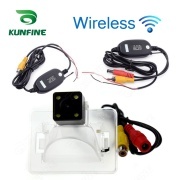 For Mazda 5 2008 KUNFINE Wireless / Wire CCD Car Rear View Camera Backup Parking Reverse Camera Assist HD Wide Angle