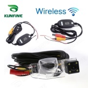 For Mazda 8 2012 KUNFINE Wireless / Wire CCD Car Rear View Camera Backup Parking Reverse Camera Assist HD Wide Angle