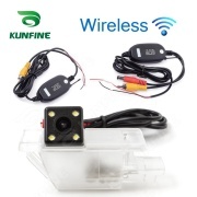 For Peugeot 301 308 408 508 C5 KUNFINE Wireless / Wire CCD Car Rear View Camera Backup Parking Reverse Camera Assist HD Wide Angle
