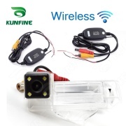 For Peugeot 4008 2012 KUNFINE Wireless / Wire CCD Car Rear View Camera Backup Parking Reverse Camera Assist HD Wide Angle
