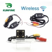 For Volvo V60 2014 2015 KUNFINE Wireless / Wire CCD Car Rear View Camera Backup Parking Reverse Camera Assist HD Wide Angle