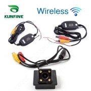 For Cadillac SRX 2014 2015 KUNFINE Wireless / Wire CCD Car Rear View Camera Backup Parking Reverse Camera Assist HD Wide Angle