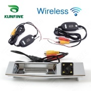 For Cadillac Seville SLS 2010 KUNFINE Wireless / Wire CCD Car Rear View Camera Backup Parking Reverse Camera Assist HD Wide Angle