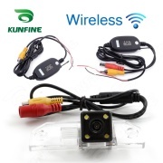 For Ford Focus saloon 2009-2014 KUNFINE Wireless / Wire CCD Car Rear View Camera Backup Parking Reverse Camera Assist HD Wide Angle