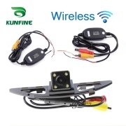 For Honda CITY 2008-2014 KUNFINE Wireless / Wire CCD Car Rear View Camera Backup Parking Reverse Camera Assist HD Wide Angle