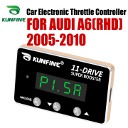 For AUDI A6(RHD) 2005-2010 KUNFINE Car Electronic Throttle Controller Racing Accelerator Potent Booster PETROL DIESEL