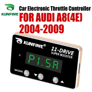 For AUDI A8(4E) 2004-2009 KUNFINE Car Electronic Throttle Controller Racing Accelerator Potent Booster PETROL DIESEL