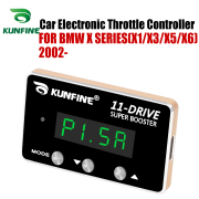 KUNFINE Car Electronic Throttle Controller Racing Accelerator Potent Booster For BMW X SERIES(X1/X3/X5/X6) 2002- After PETROL DIESEL