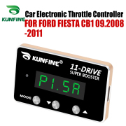 For FORD FIESTA CB1 09.2008-2011 KUNFINE Car Electronic Throttle Controller Racing Accelerator Potent Booster PETROL DIESEL