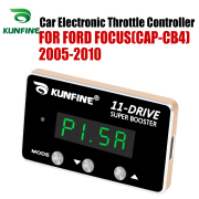 For FORD FOCUS(CAP-CB4) 2005-2010 KUNFINE Car Electronic Throttle Controller Racing Accelerator Potent Booster PETROL DIESEL