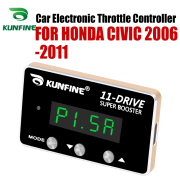 For HONDA CIVIC 2006-2011 KUNFINE Car Electronic Throttle Controller Racing Accelerator Potent Booster PETROL DIESEL