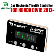 For HONDA CIVIC 2012- After KUNFINE Car Electronic Throttle Controller Racing Accelerator Potent Booster PETROL DIESEL