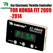 For HONDA FIT 2009-2014 KUNFINE Car Electronic Throttle Controller Racing Accelerator Potent Booster PETROL DIESEL