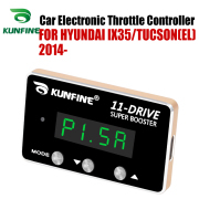 KUNFINE Car Electronic Throttle Controller Racing Accelerator Potent Booster For HYUNDAI IX35/TUCSON(EL) 2014- After PETROL DIESEL