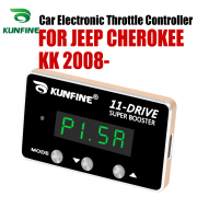 KUNFINE Car Electronic Throttle Controller Racing Accelerator Potent Booster For JEEP CHEROKEE KK 2008- After PETROL DIESEL