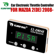KUNFINE Car Electronic Throttle Controller Racing Accelerator Potent Booster For MAZDA 2(DE) 2008- After PETROL DIESEL