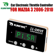 KUNFINE Car Electronic Throttle Controller Racing Accelerator Potent Booster For MAZDA 3 2006-2010 PETROL DIESEL