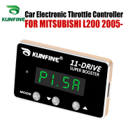 KUNFINE Car Electronic Throttle Controller Racing Accelerator Potent Booster For MITSUBISHI L200 2005- After PETROL DIESEL