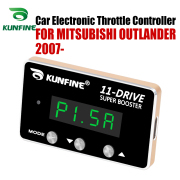 KUNFINE Car Electronic Throttle Controller Racing Accelerator Potent Booster For MITSUBISHI OUTLANDER 2007- After PETROL DIESEL