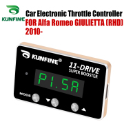 KUNFINE Car Electronic Throttle Controller Racing Accelerator Potent Booster For Alfa Romeo GIULIETTA 2010- After PETROL DIESEL