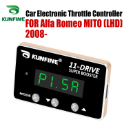 KUNFINE Car Electronic Throttle Controller Racing Accelerator Potent Booster For Alfa Romeo MITO 2008- After PETROL DIESEL