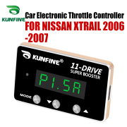 KUNFINE Car Electronic Throttle Controller Racing Accelerator Potent Booster For NISSAN XTRAIL 2006-2007 PETROL DIESEL
