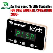 KUNFINE Car Electronic Throttle Controller Racing Accelerator Potent Booster For OPEL VAUXHALL CORSA(LHD) 2000- After PETROL DIESEL