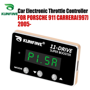 KUNFINE Car Electronic Throttle Controller Racing Accelerator Potent Booster For PEUGEOT PETROL DIESEL
