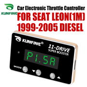 KUNFINE Car Electronic Throttle Controller Racing Accelerator Potent Booster For SEAT LEON(1M) 1999-2005 PETROL DIESEL