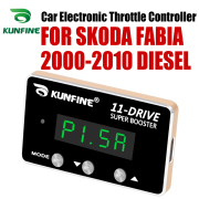 KUNFINE Car Electronic Throttle Controller Racing Accelerator Potent Booster For SKODA FABIA 2000-2010 PETROL DIESEL