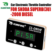 KUNFINE Car Electronic Throttle Controller Racing Accelerator Potent Booster For SKODA SUPERB(3U) -2008 PETROL DIESEL