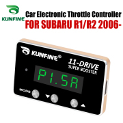KUNFINE Car Electronic Throttle Controller Racing Accelerator Potent Booster For SUBARU R1/R2 2006- After PETROL DIESEL