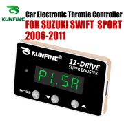 KUNFINE Car Electronic Throttle Controller Racing Accelerator Potent Booster For SUZUKI SWIFT SPORT 2006-2011 PETROL DIESEL